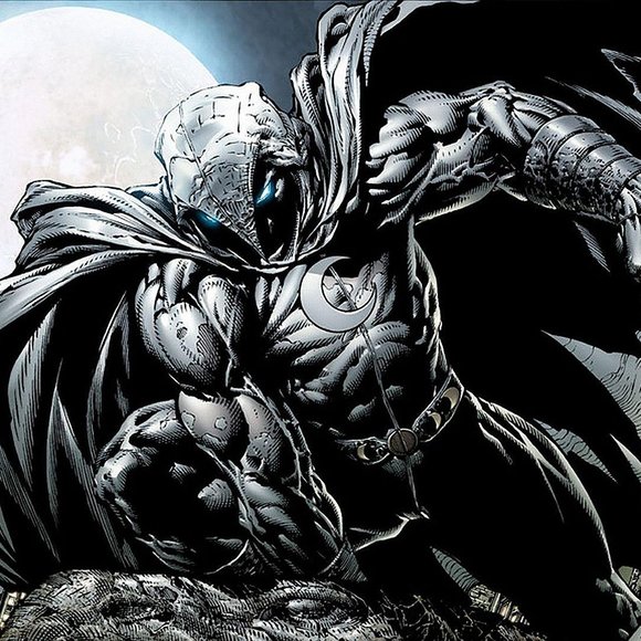 Moon Knight silk canvas Fabric Poster (36" x 24") - Picture 1 of 3
